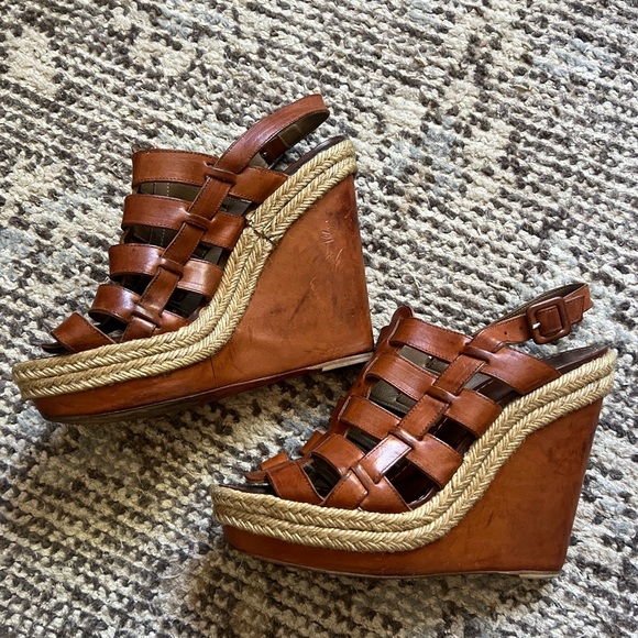 Christian Louboutin Shoes - Christian Louboutin Gladiator Wedges sz 41